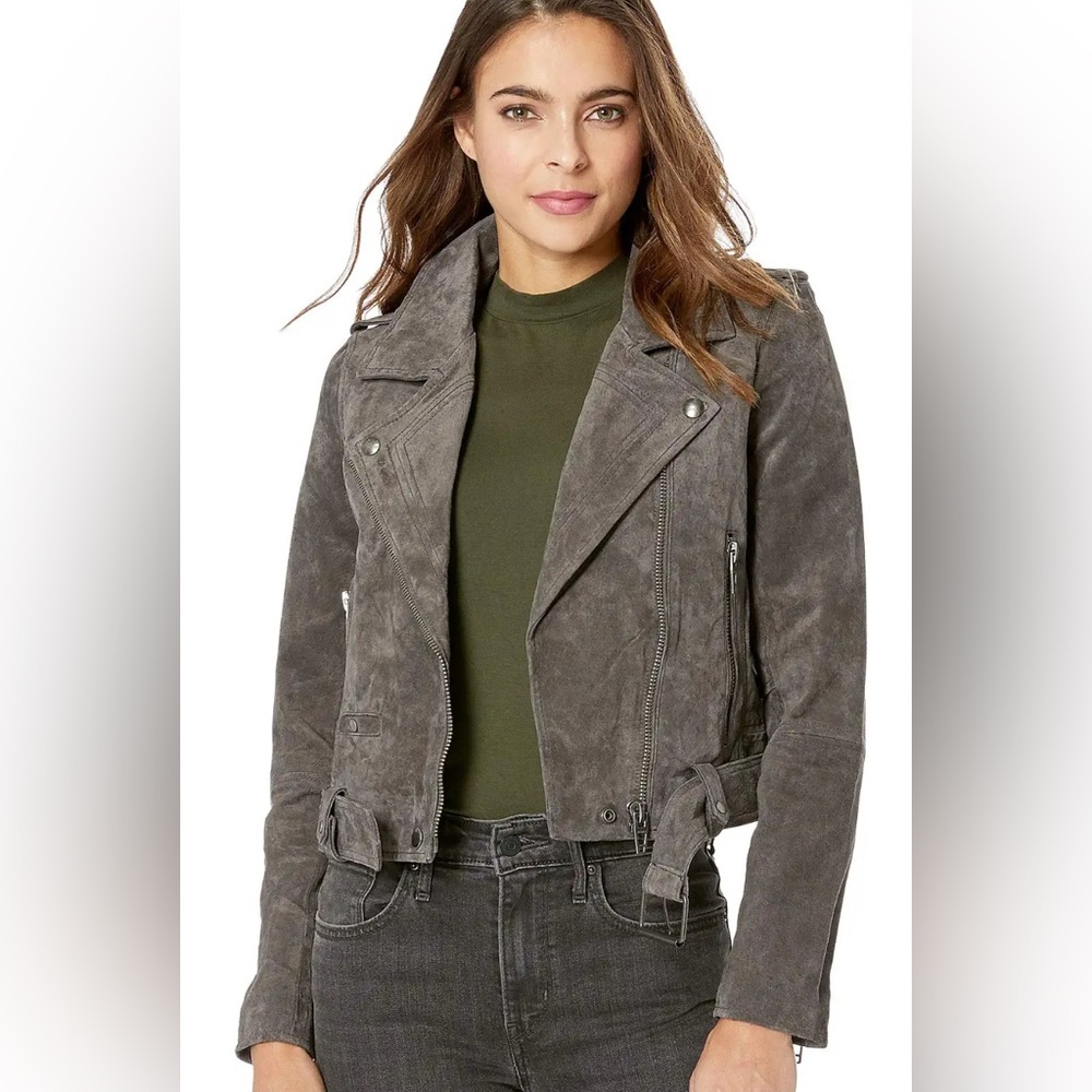 BlankNYC Suede Moto Jacket